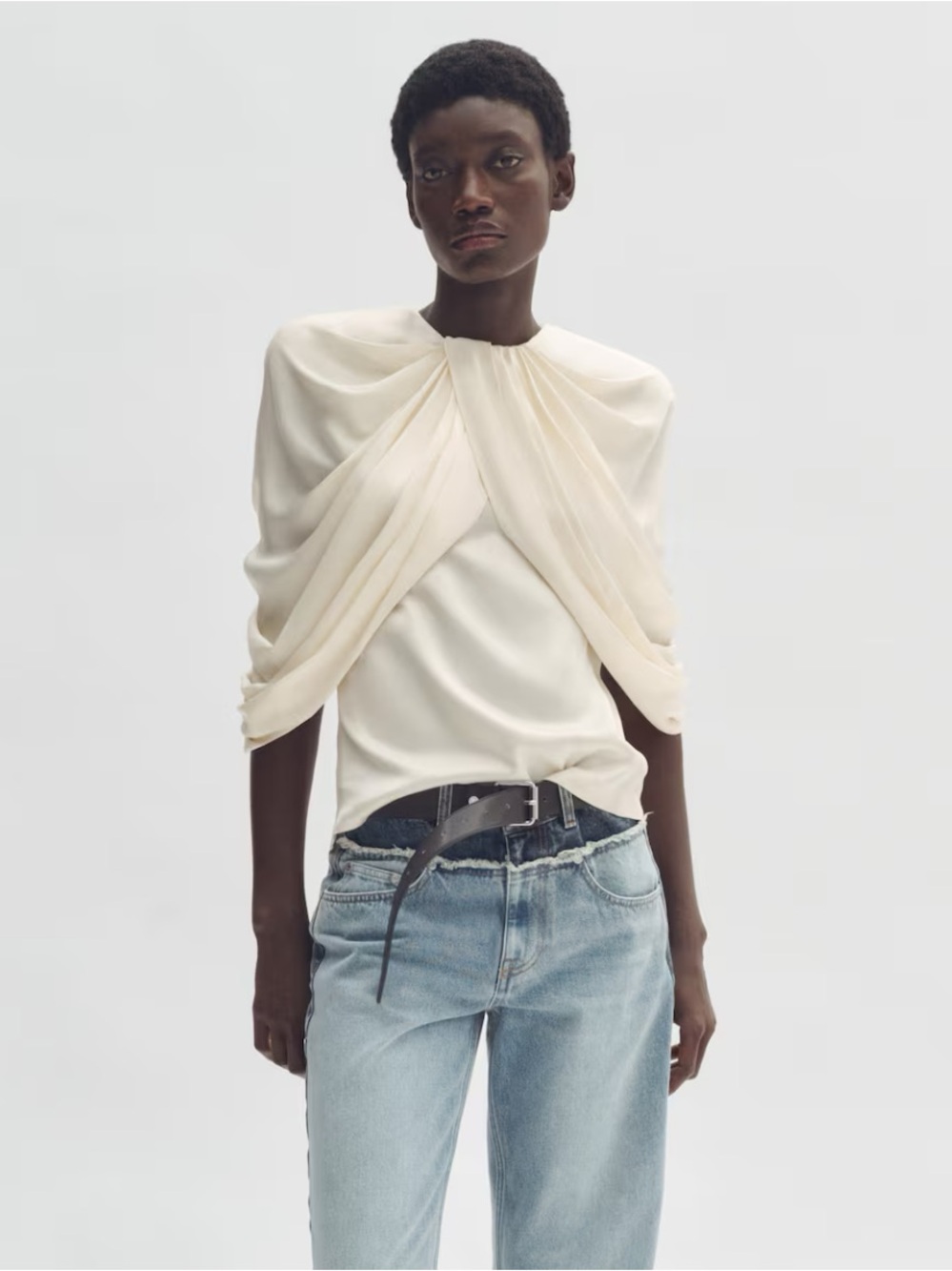 Stella McCartney HM Draped Satin Top